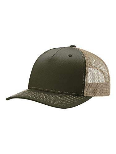 Richardson 112FP Trucker Hat Five Panel Cap Adjustable Split Hat Snapback Cap
