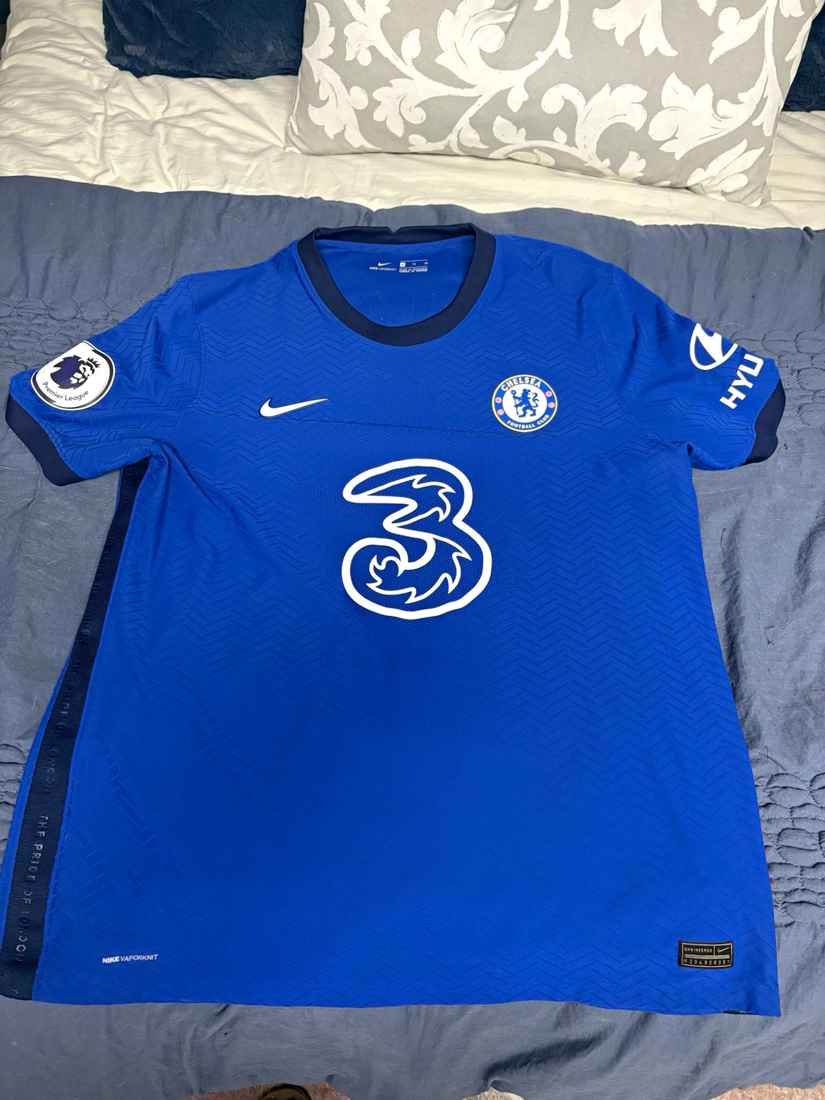 Nike Chelsea FC Blue Soccer Jersey Christian Pulisic #22 Premier League Nike Chelsea FC Blue Soccer Jersey Christian Pulisic #22 Premier League