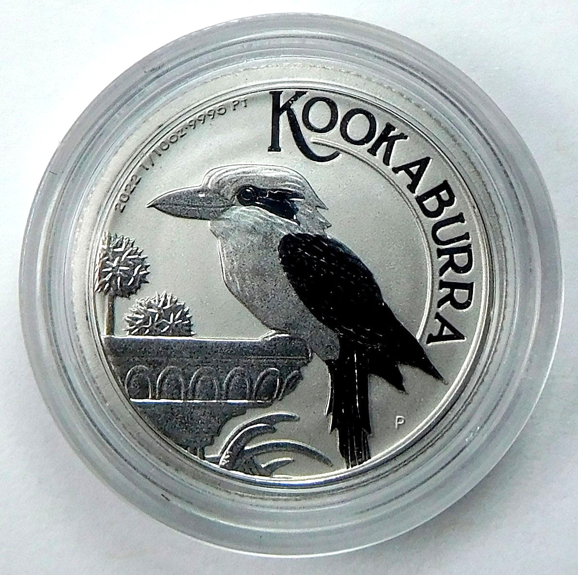 2022 $15 Australia Kookaburra 1/10 Oz .9995 Fine Platinum Coin 2022 $15 Australia Kookaburra 1/10 Oz .9995 Fine Platinum Coin