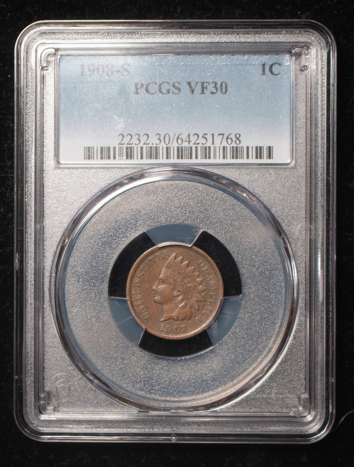 1908-S INDIAN HEAD CENT 1908-S INDIAN HEAD CENT
