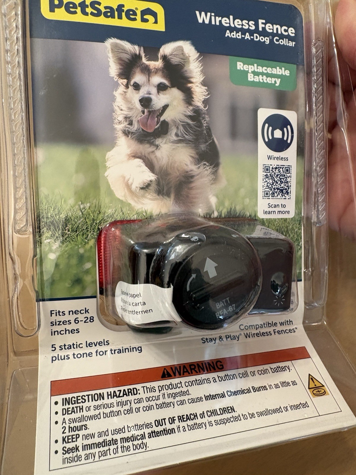PETSAFE  Wireless Fence Add-A-Dog Collar PIF-275-19 (Factory Sealed Box) NEW