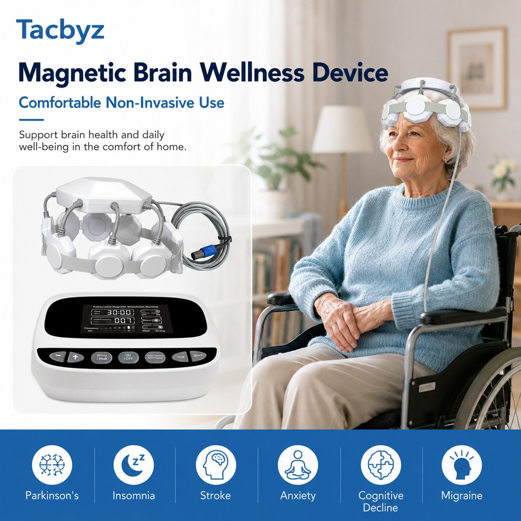 Non-Invasive Repetitive Transcranial Magnetic Brain Health Device for Depression