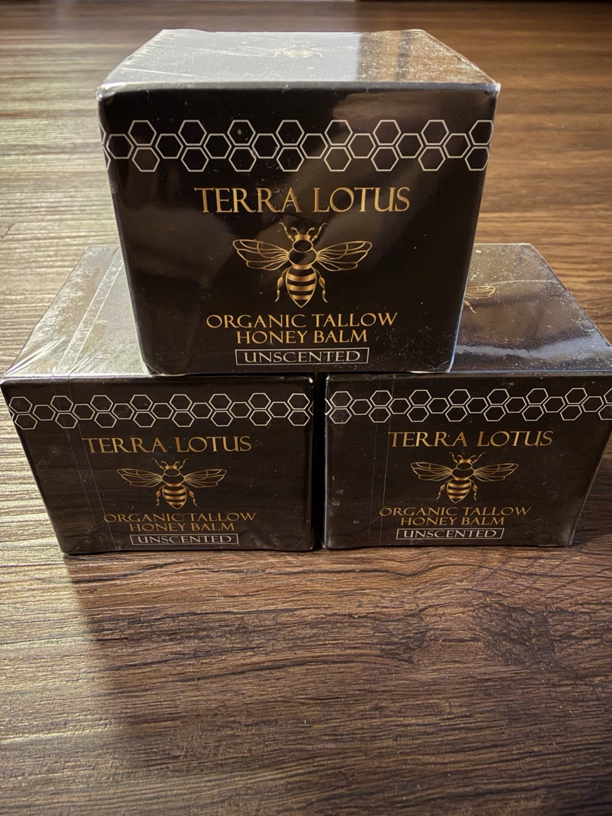 Lot of 3 NEW Terra Lotus ORGANIC Beef Tallow Balm Raw Honey Unscented Lot of 3 NEW Terra Lotus ORGANIC Beef Tallow Balm Raw Honey Unscented