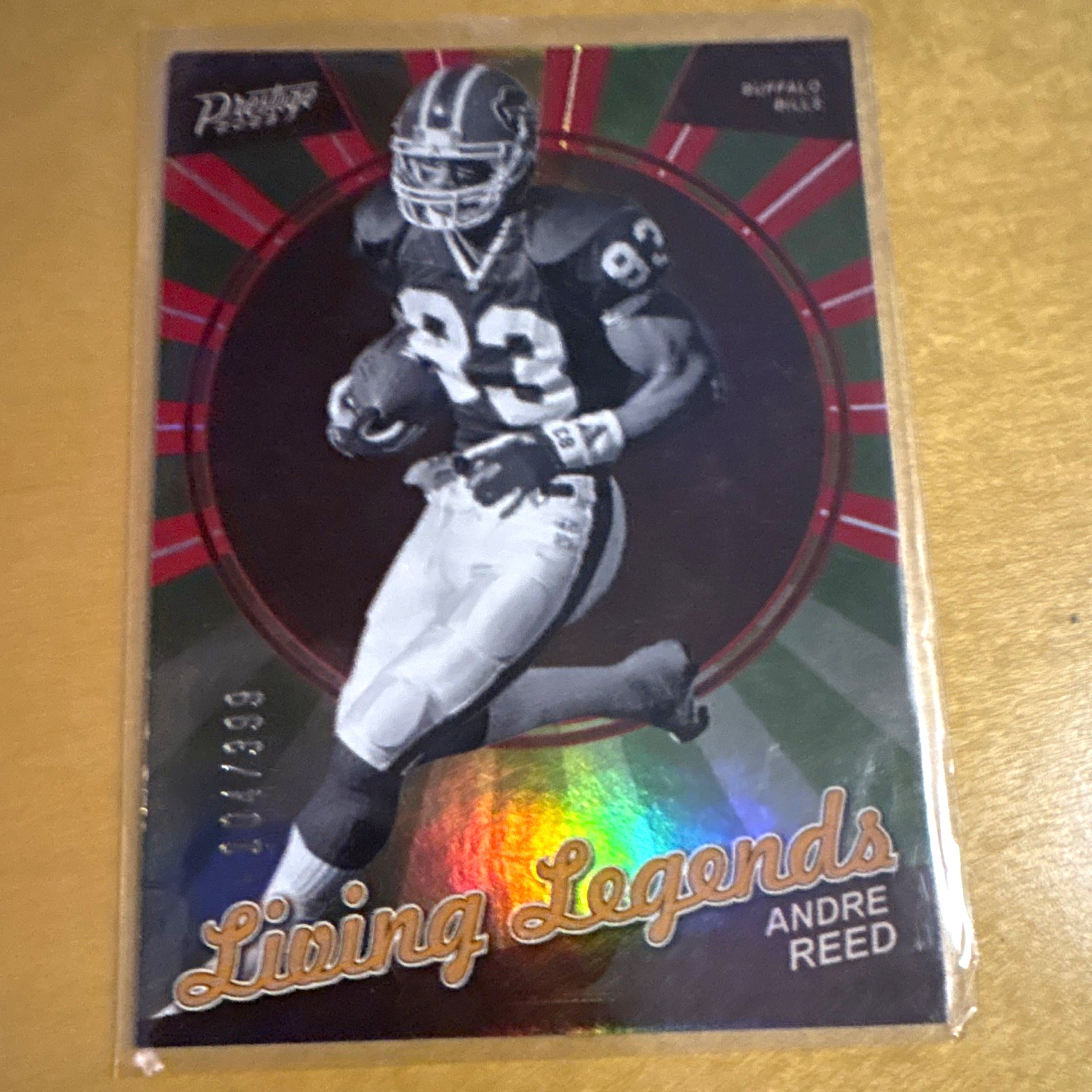 Panini 2023 Prestige Living Legends Andre Reed LL-2 Xtra Points Red /399 Panini 2023 Prestige Living Legends Andre Reed LL-2 Xtra Points Red /399