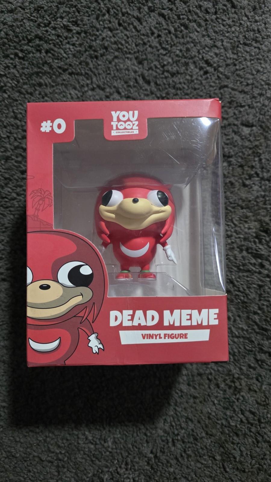 Youtooz Dead Meme #0 Vinyl Figure Ugandan Knuckles NEW Sealed