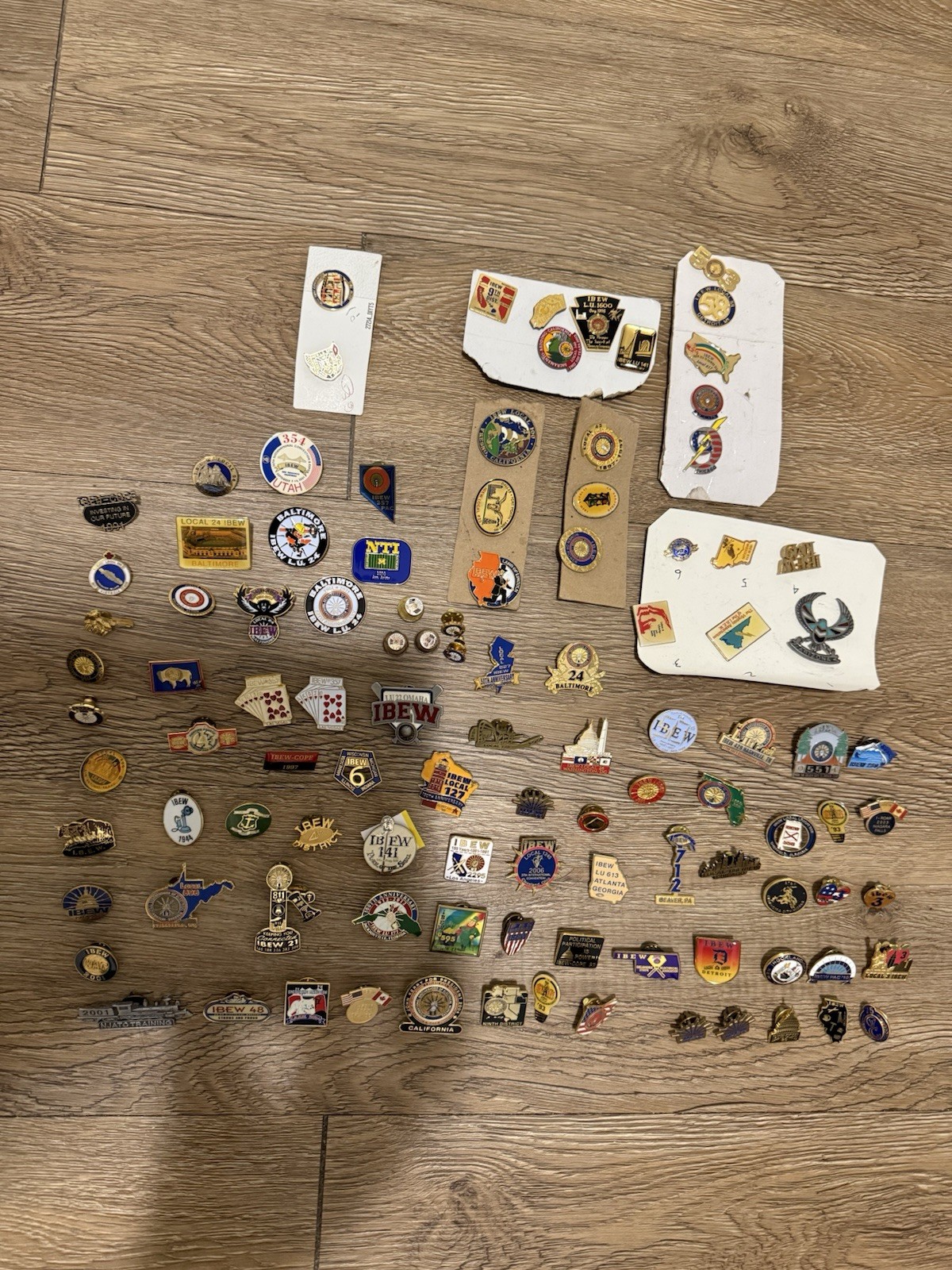 IBEW Lapel Pin Collection – 100+ Local, District, Convention & PAC Pins IBEW Lapel Pin Collection – 100+ Local, District, Convention & PAC Pins