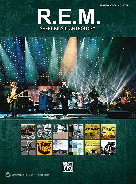 R.E.M.  Anthology Sheet Music Piano Vocal Guitar SongBook NEW 000701710