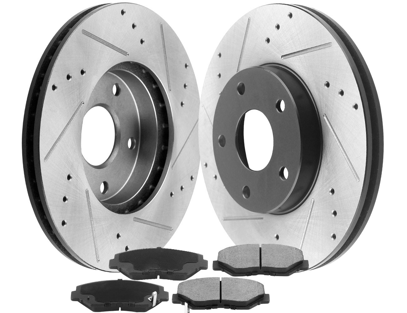 For Jeep Grand Cherokee Brake Rotor Ceramic Pad Kit Rear 12.99 Inch 2011-2021