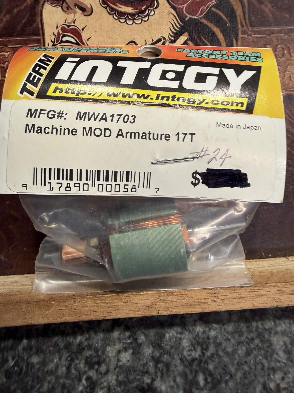 Team integy MWAA1703 Machine MOD Armature 17T  NOS 