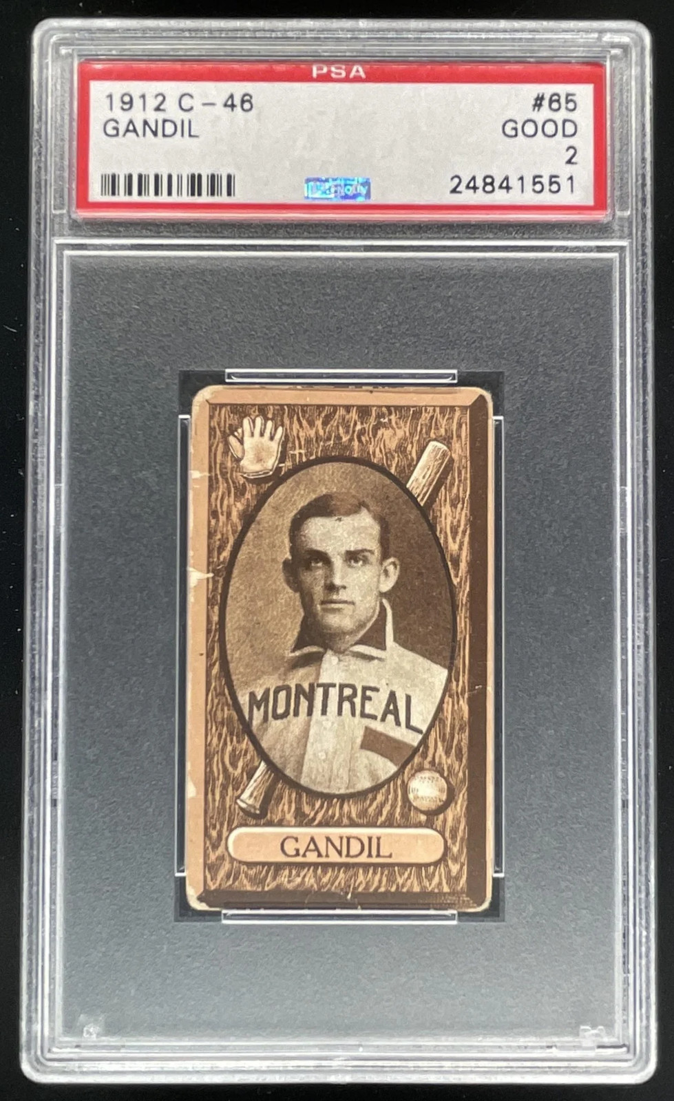 1912 C - 46 #65 Gandil PSA 2