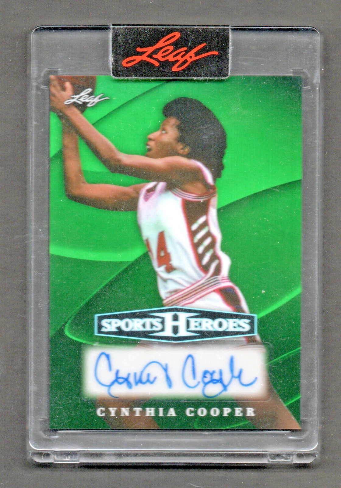 2026 Leaf Sports Heroes CYNTHIA COOPER Autograph USA HOF Basketball  1/7