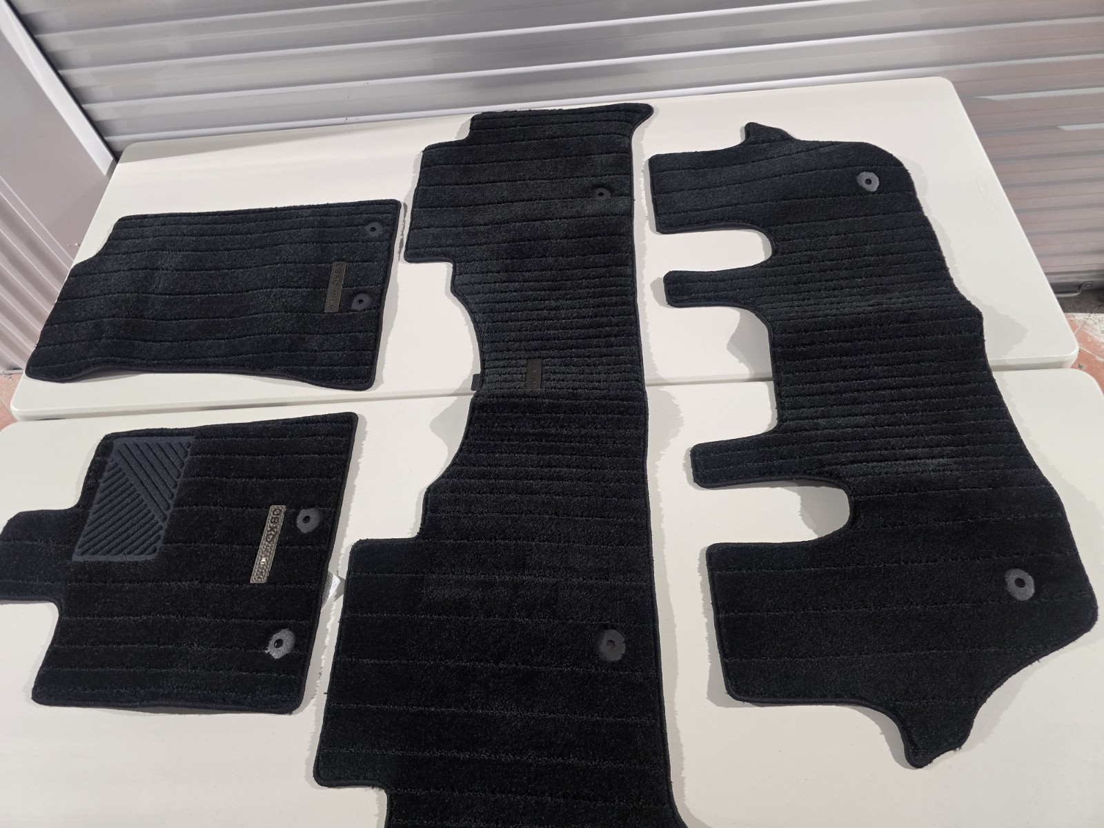 25-26 Genuine Infiniti QX80 Floor Mats 4pc Set OEM Liners Pads Rugs 