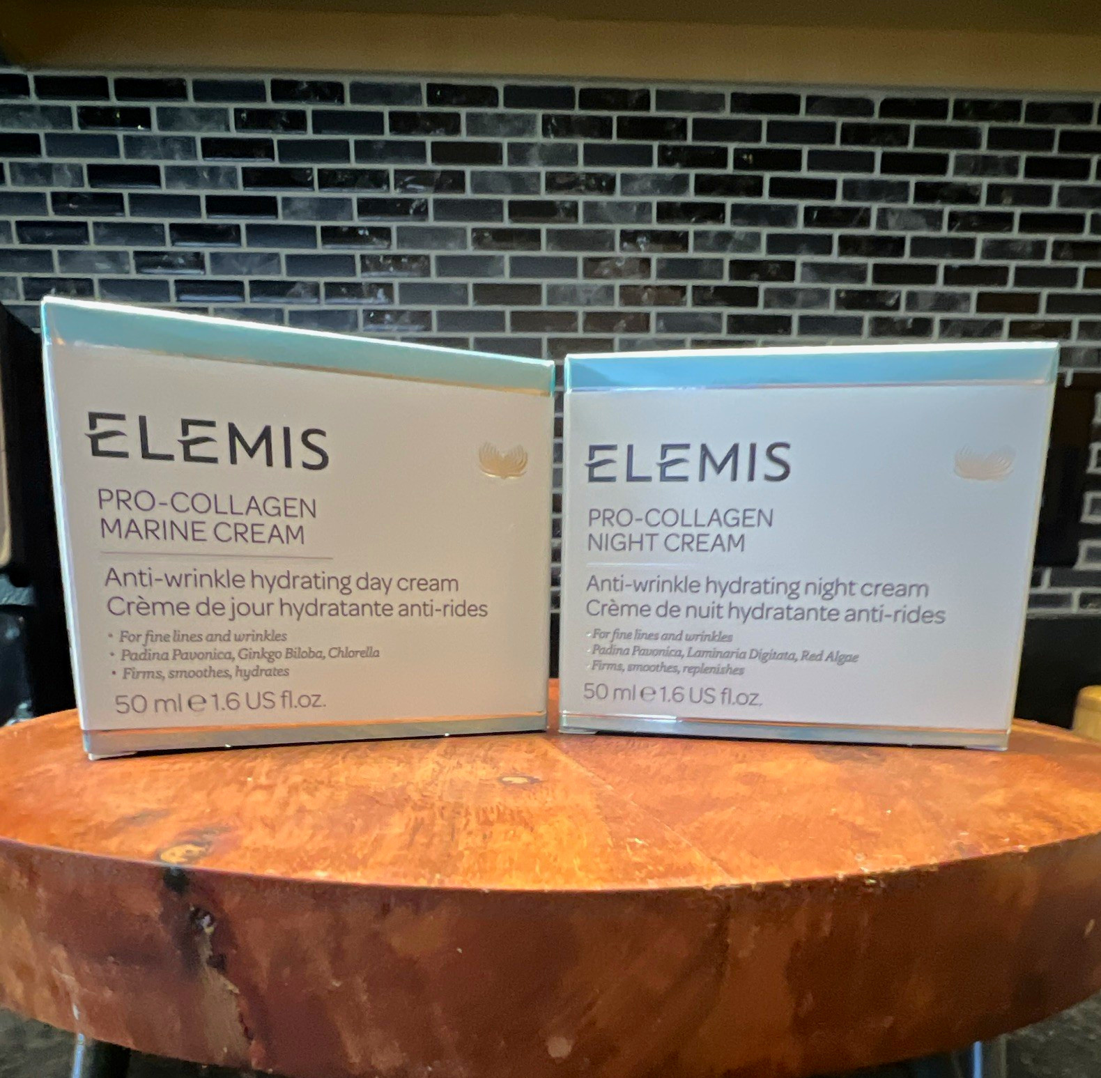 ELEMIS Pro-Collagen Marine Collagen Face Day & Night Cream Set 1.6 Fl oz each ELEMIS Pro-Collagen Marine Collagen Face Day & Night Cream Set 1.6 Fl oz each