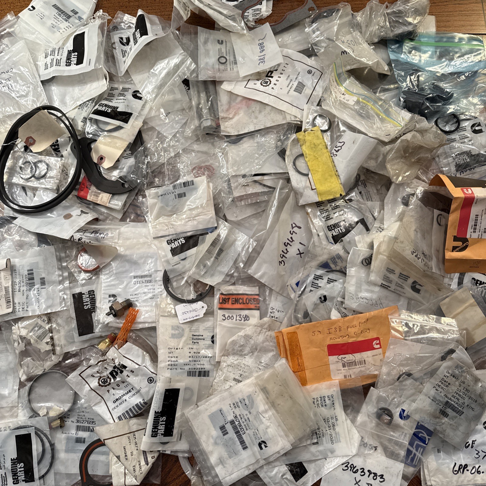 Cummins And PAI Misc Part Lot - O Rings Seals MISCELLANEOUS