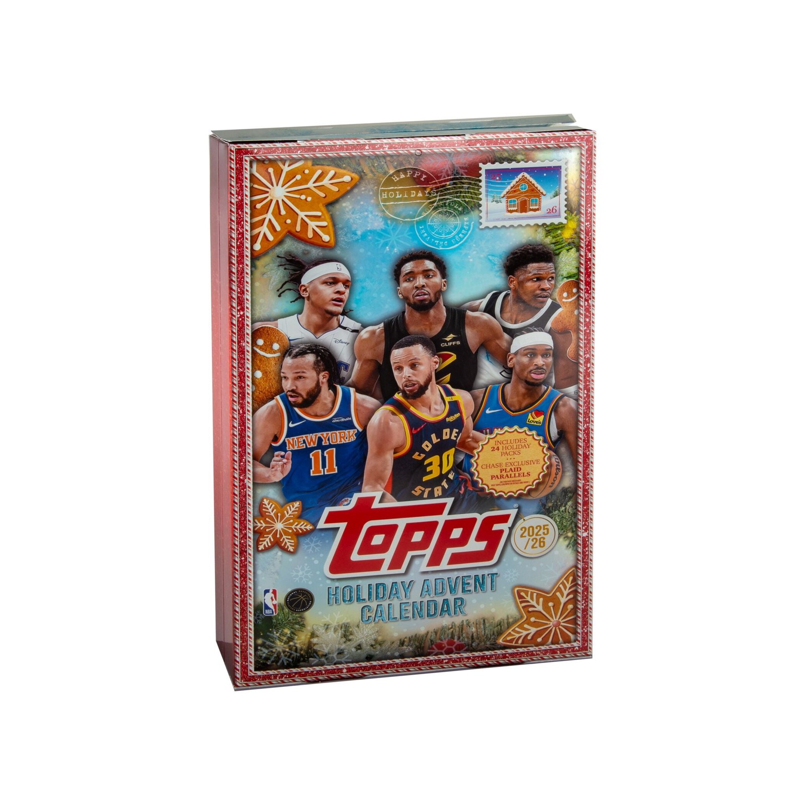 Topps 2025-26 Topps Holiday Basketball Trading Cards Countdown Calendar