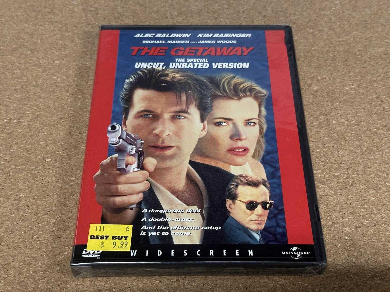SEALED The Getaway DVD Uncut Unrated 1994 Alec Baldwin Kim Basinger READ DESC SEALED The Getaway DVD Uncut Unrated 1994 Alec Baldwin Kim Basinger READ DESC