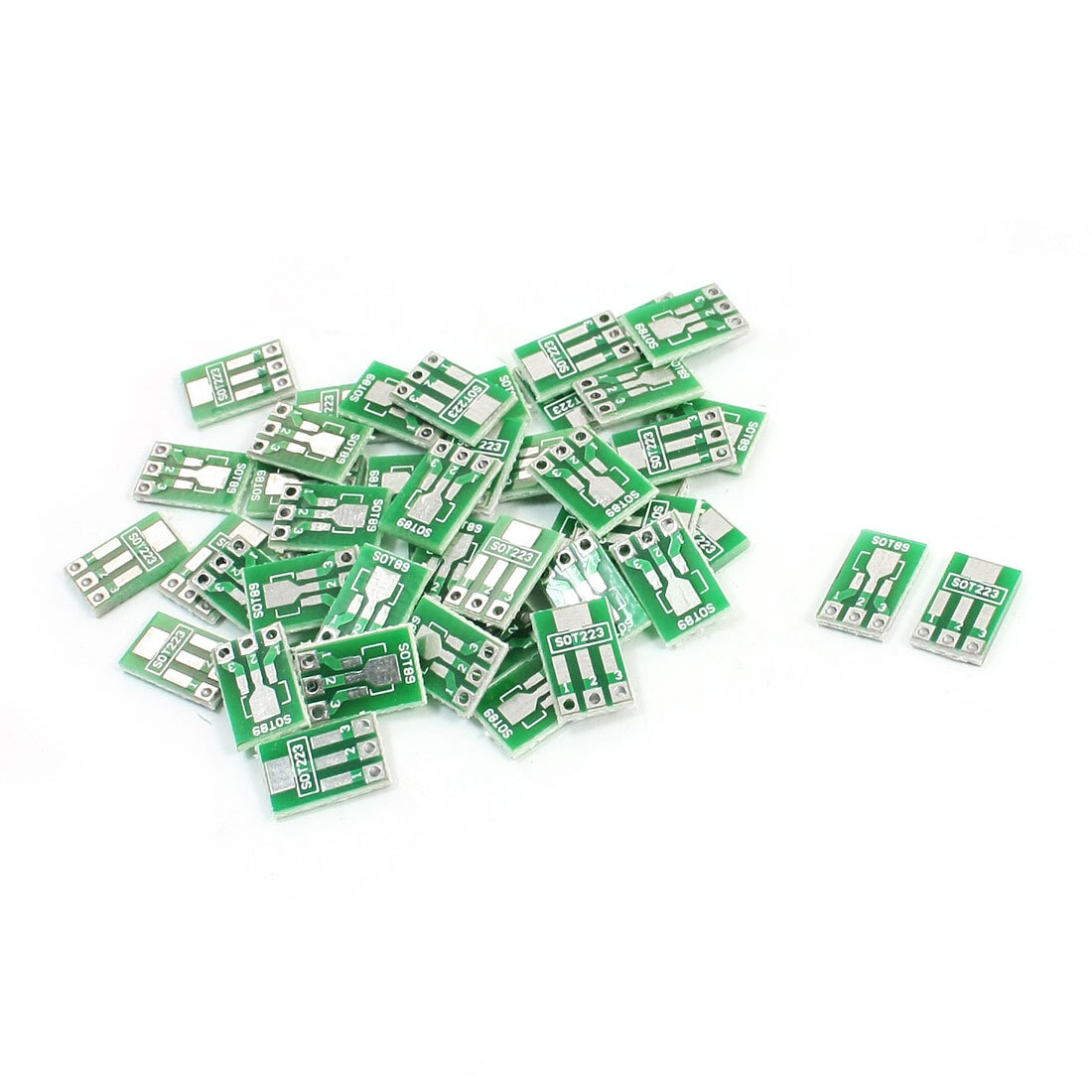 50Pcs SOT223/SOT89 to DIP Surface Mounted Devices SMT IC PCB Adapter Socket 50Pcs SOT223/SOT89 to DIP Surface Mounted Devices SMT IC PCB Adapter Socket