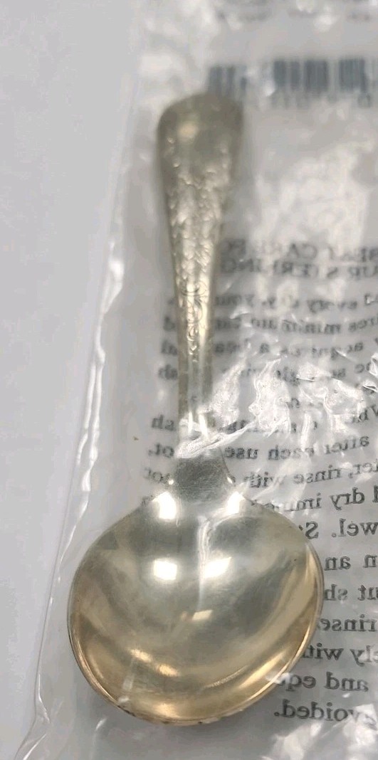 Lenox Kirk Stieff OLD MARYLAND ENGRAVED Sterling Silver Baby Spoon NIP Sealed