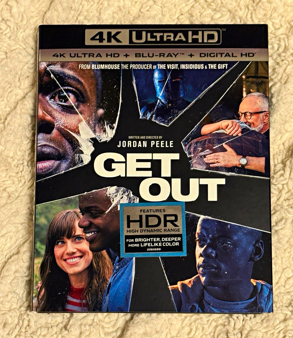 Get Out 4K UHD Blu-ray HDR R English Commentary Deleted Scenes Universal