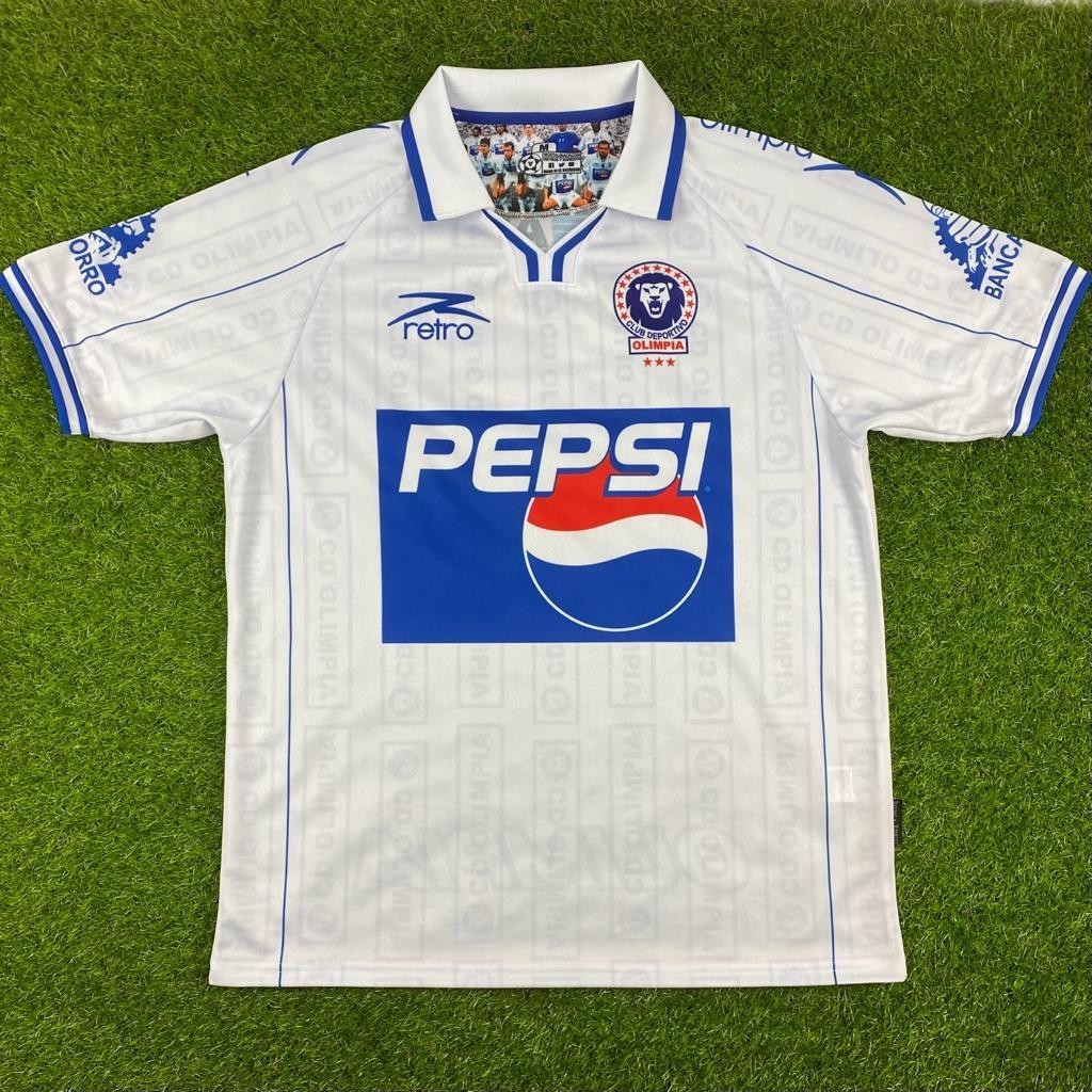 CD Olimpia (Honduras), Camisa de Futbol Retro - 2002 (Tallaje Grande)