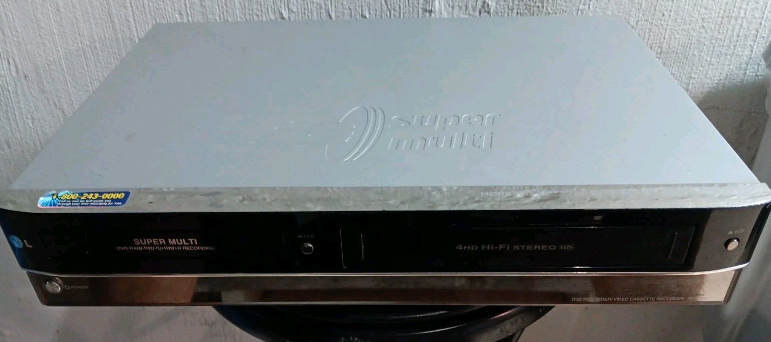 LG RC199H Super Multi DVD Recorder VCR Combo No Remote Tested Works