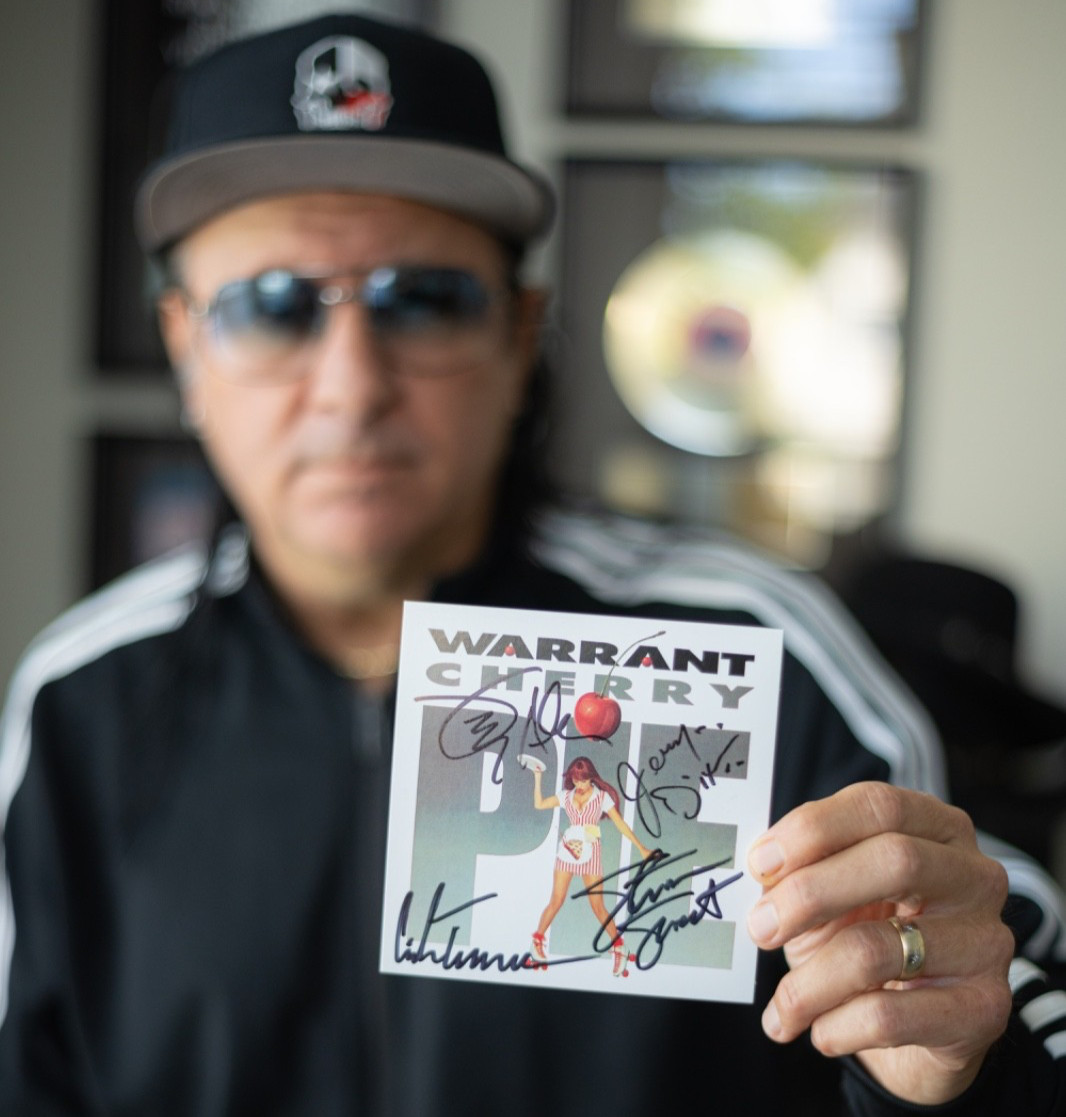 WARRANT Cherry Pie Signed CD Insert **NO CD INCLUDED**