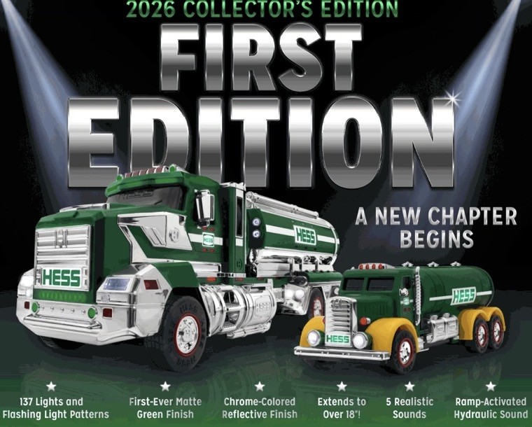 2026 Hess Collector’s Commemorative Edition Truck - Extremely Limited