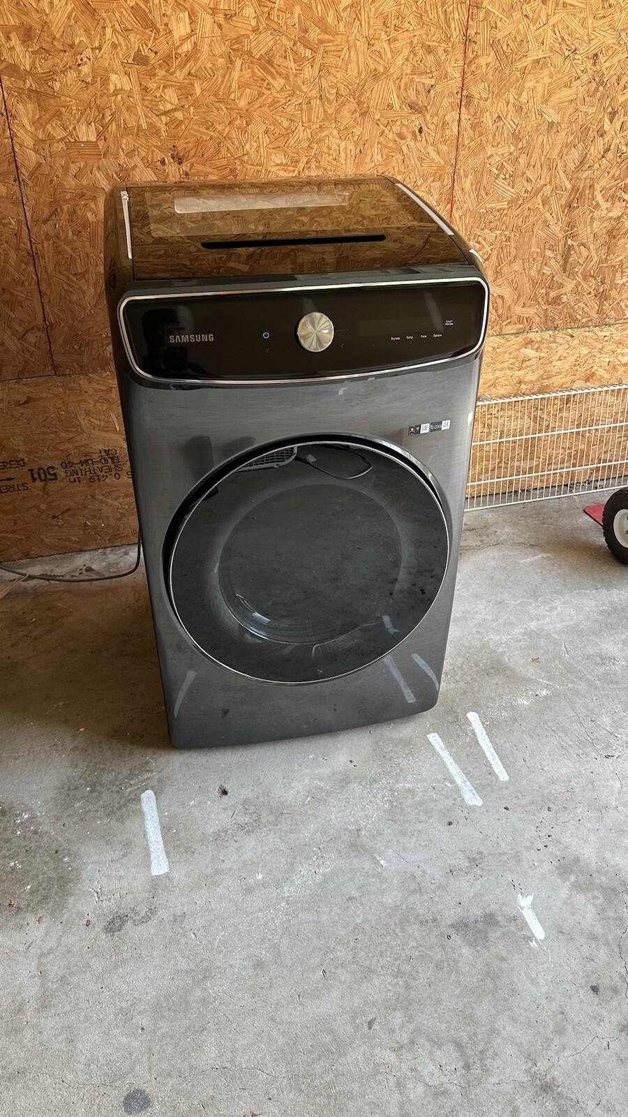 Samsung's 7.5 cu. ft. Large Capacity Front Load GAS Dryer DVG609900V Samsung's 7.5 cu. ft. Large Capacity Front Load GAS Dryer DVG609900V