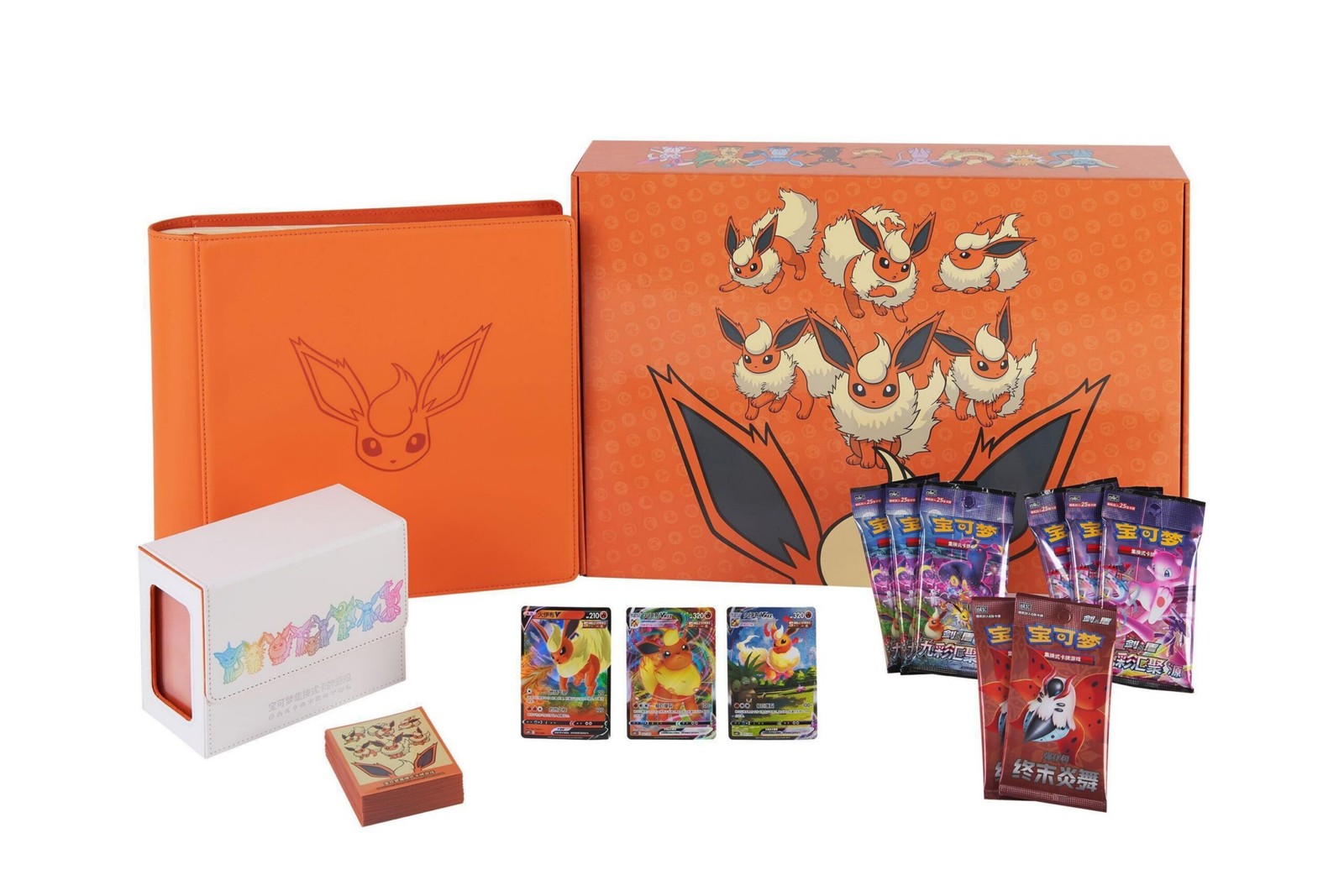 S-Chinese Pokemon Eevee Advanced Gift Box Pick Flareon Vaporeon Jolteon 2024 US