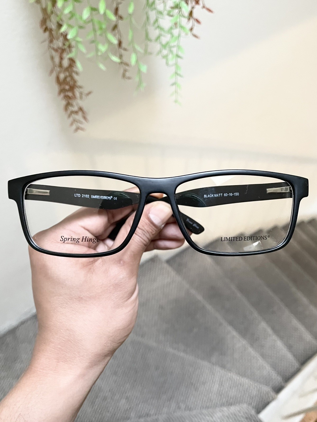 New Unisex Fatheadz Type Extra Large Wide Frames Eyeglasses LTD 2102 Black 60/16