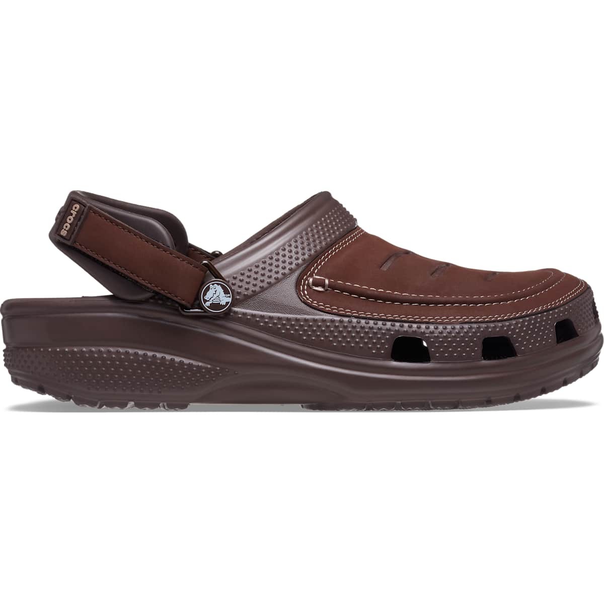 Crocs Men\'s Yukon Vista LR Clogs – LiteRide Foam, Adjustable Strap, Faux Leather