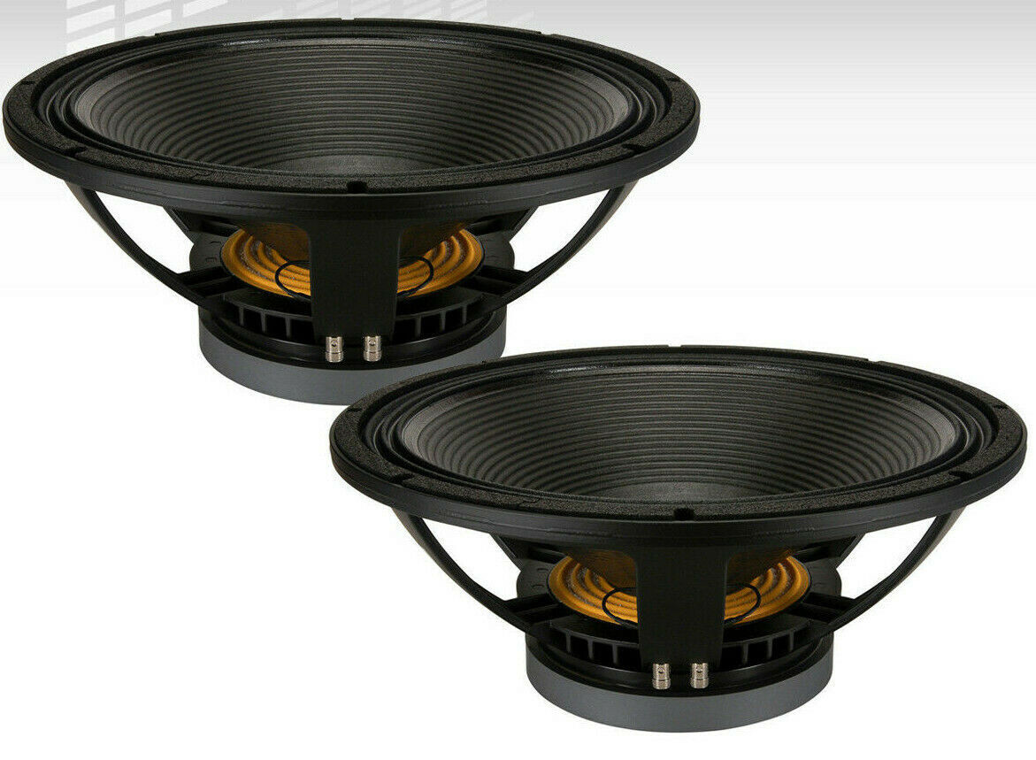 2x B&C 18TBX100-4 4-Ohm 18\