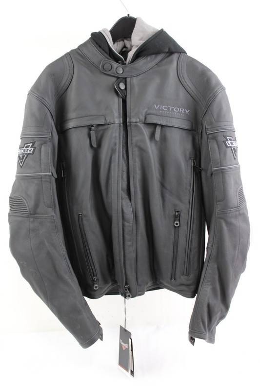 Victory Motorcycles Magnum JK7 Men's Leather Riding Jacket Size L Large NWT