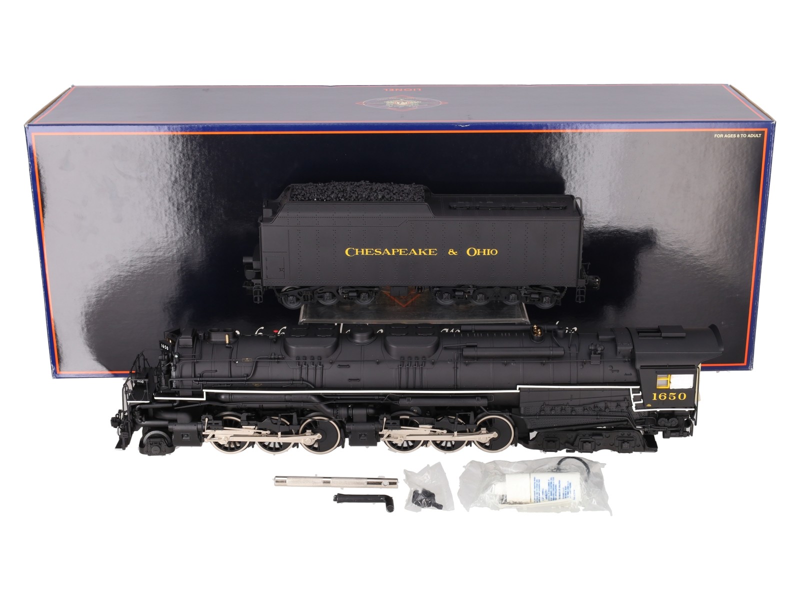 Lionel 6-38081 O C&O 2-6-6-6 Allegheny Steam Locomotive & Tender #1650 w TMCC EX