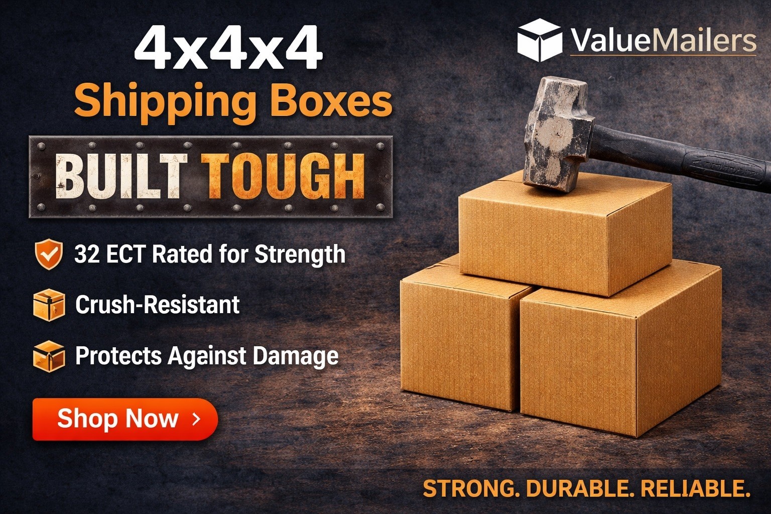4x4x4 Premium Box Packing Moving Shipping Boxes Corrugated Cartons 100 200 1000