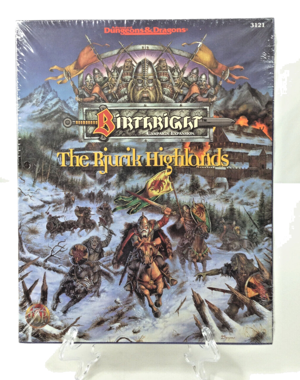 TSR Dungeons and Dragons Birthright Box Set  | The Rjurik Highlands #3121 Sealed