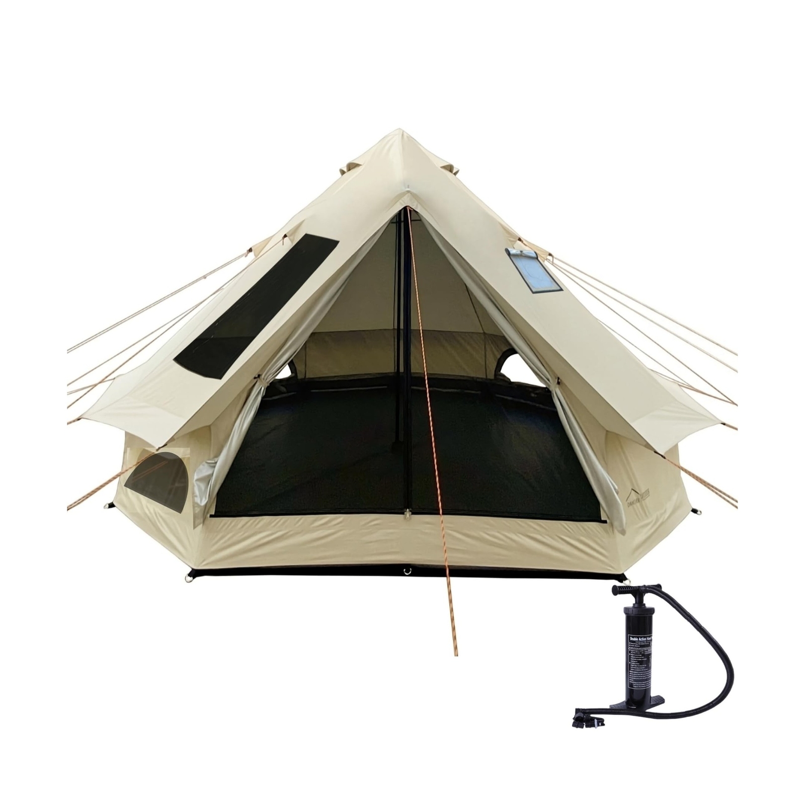 DANCHEL OUTDOOR B2I 4 Season Inflatable Hot Tent with Stove Jack, No Center P... DANCHEL OUTDOOR B2I 4 Season Inflatable Hot Tent with Stove Jack, No Center P...