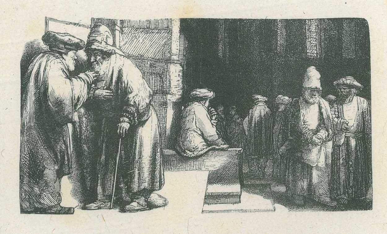 Pharisees in the Temple, or 'Jews in the synagogue' Pharisees in the Temple, or 'Jews in the synagogue'