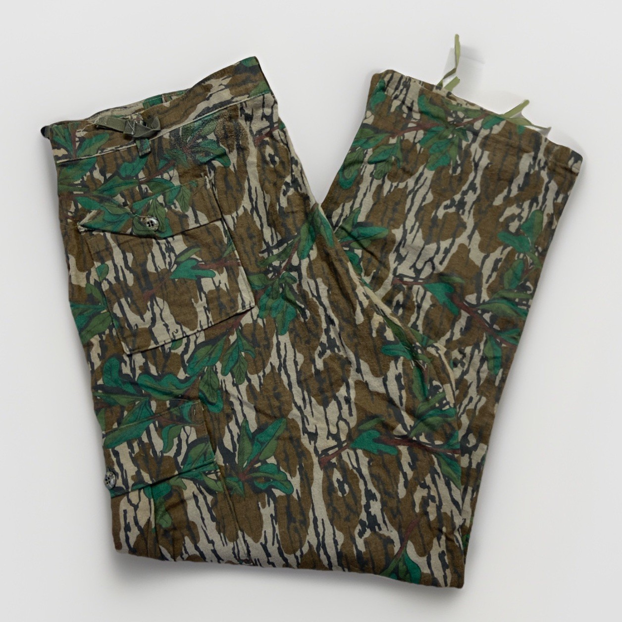 Vintage Mossy Oak Pants Mens XL Bottomland Green Leaf Camo Cargo 90s Hunting Vintage Mossy Oak Pants Mens XL Bottomland Green Leaf Camo Cargo 90s Hunting