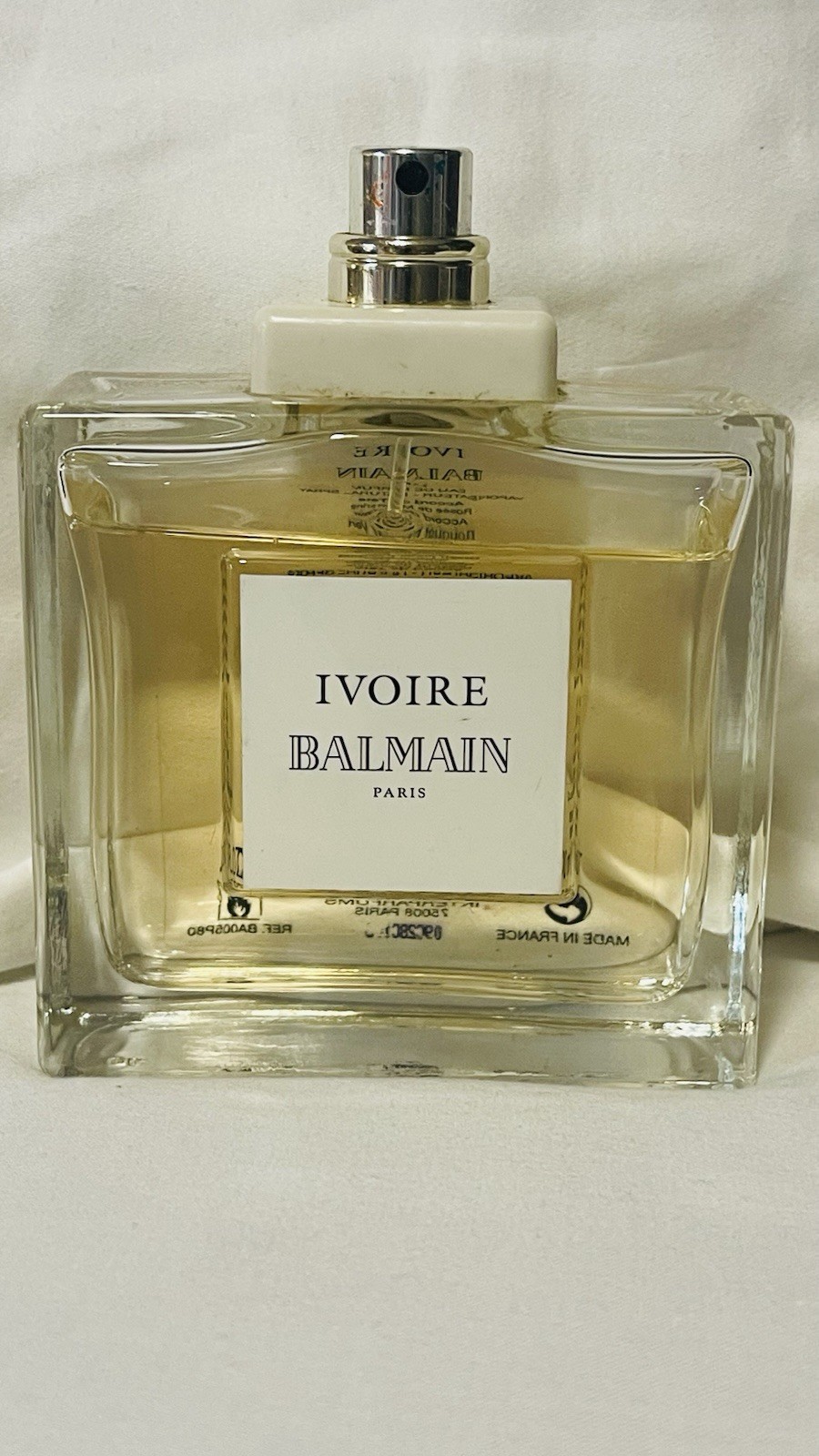 RARE Balmain Ivoire EDP 3.3 Oz. 100ml Eau De Parfum - Tester Made In France