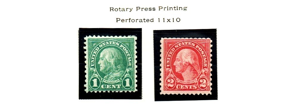 1923 U.S. REGULAR ISSUE ROTARY SET OF 2 p.11x10  Sc#578-9  M/NH/OG RARE