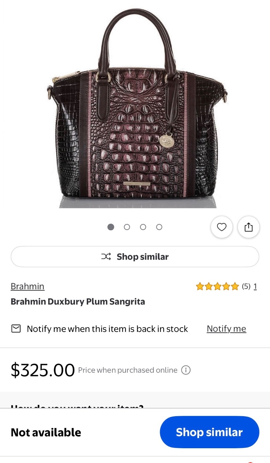 Brahmin Shoulder Bag-preowned