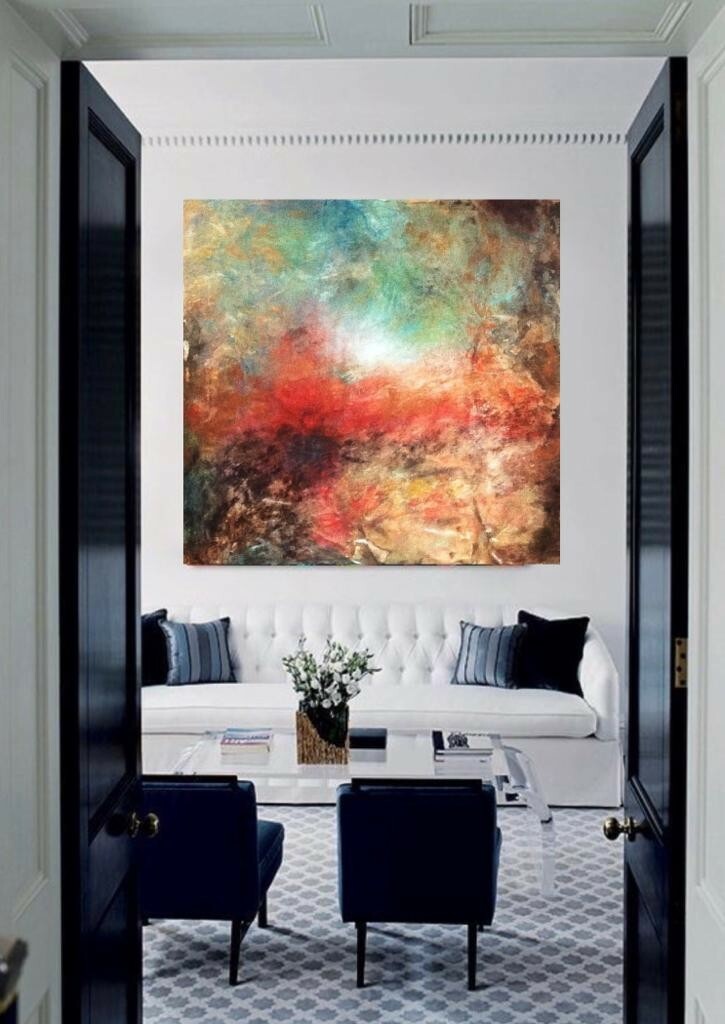 Original Fine Art Painting Oil , Framed 🖌️🎨 Argentina 