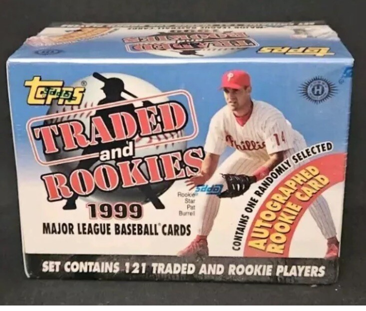 1999 Topps Baseball Traded And Rookies Factory Sealed Box CC Sabathia RC