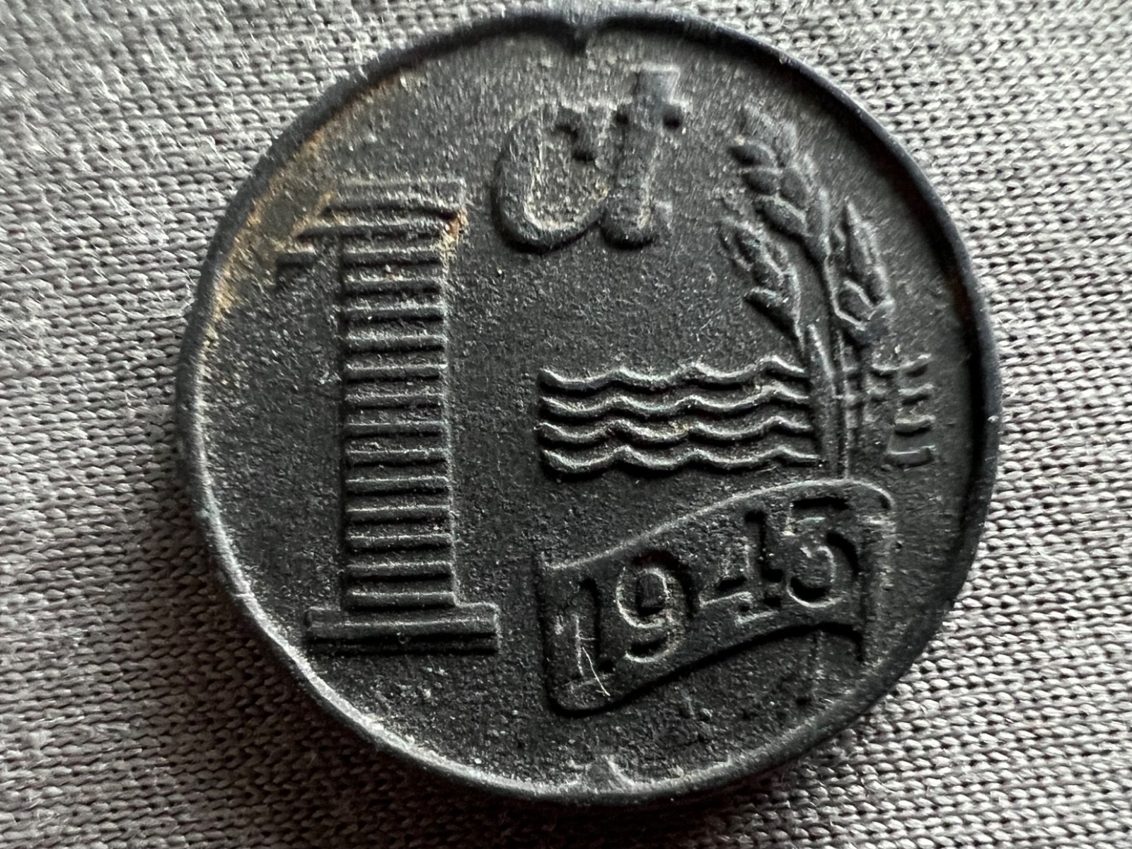 1943 NETHERLANDS 1 CENT WW2 Era Coin Netherlands UNCIRCULATED CONDITION 1943 NETHERLANDS 1 CENT WW2 Era Coin Netherlands UNCIRCULATED CONDITION
