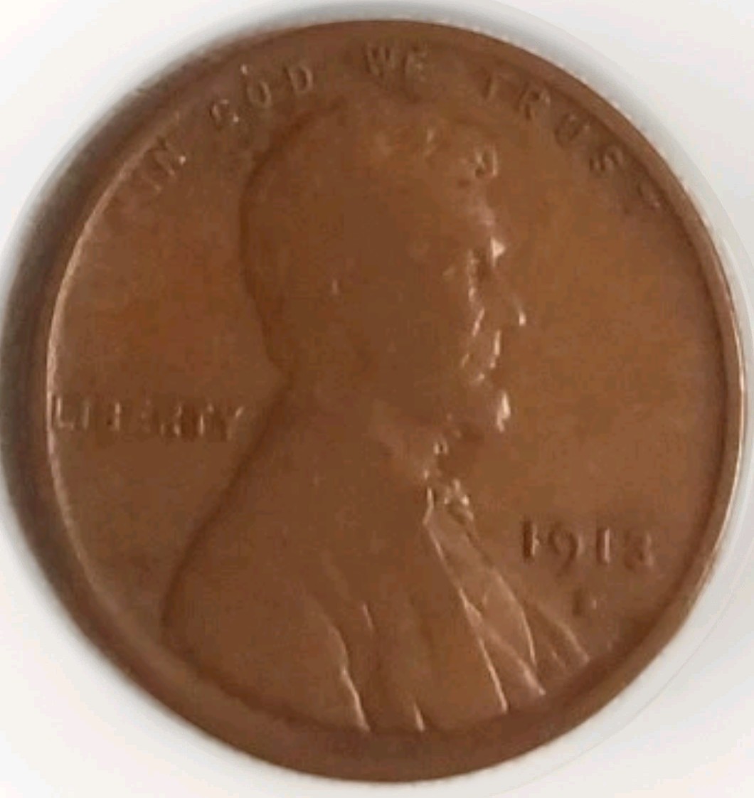 Key Date Coin 1913-D Lincoln Wheat VG Cent Key Date Penny Free Post + Tracking 