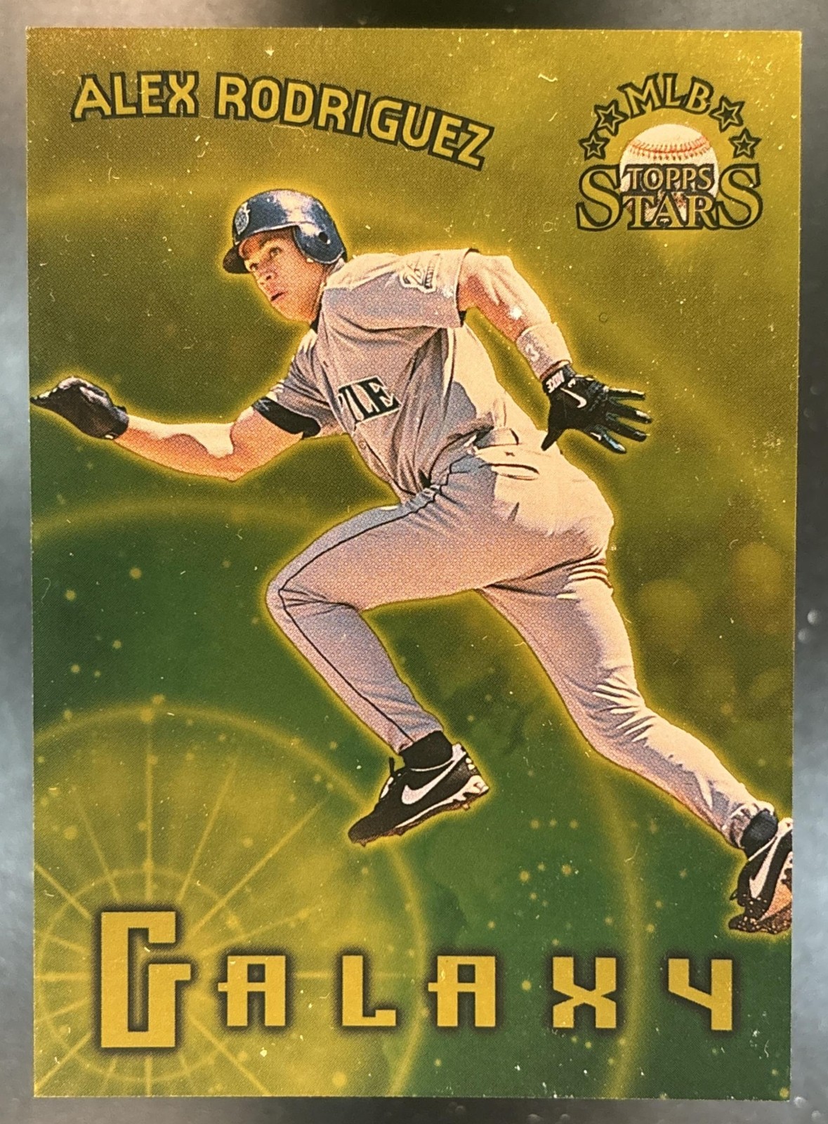 1998 Topps Stars Alex Rodriguez Galaxy Gold RARE /50 #G8 Seattle Mariners 1998 Topps Stars Alex Rodriguez Galaxy Gold RARE /50 #G8 Seattle Mariners