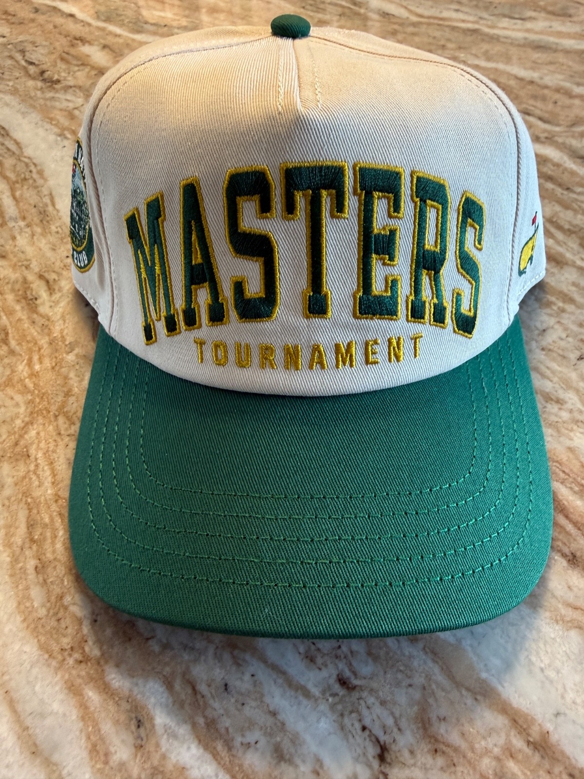 2026 Masters Tournament Beige and Green Augusta National Retro Hat - Sold Out
