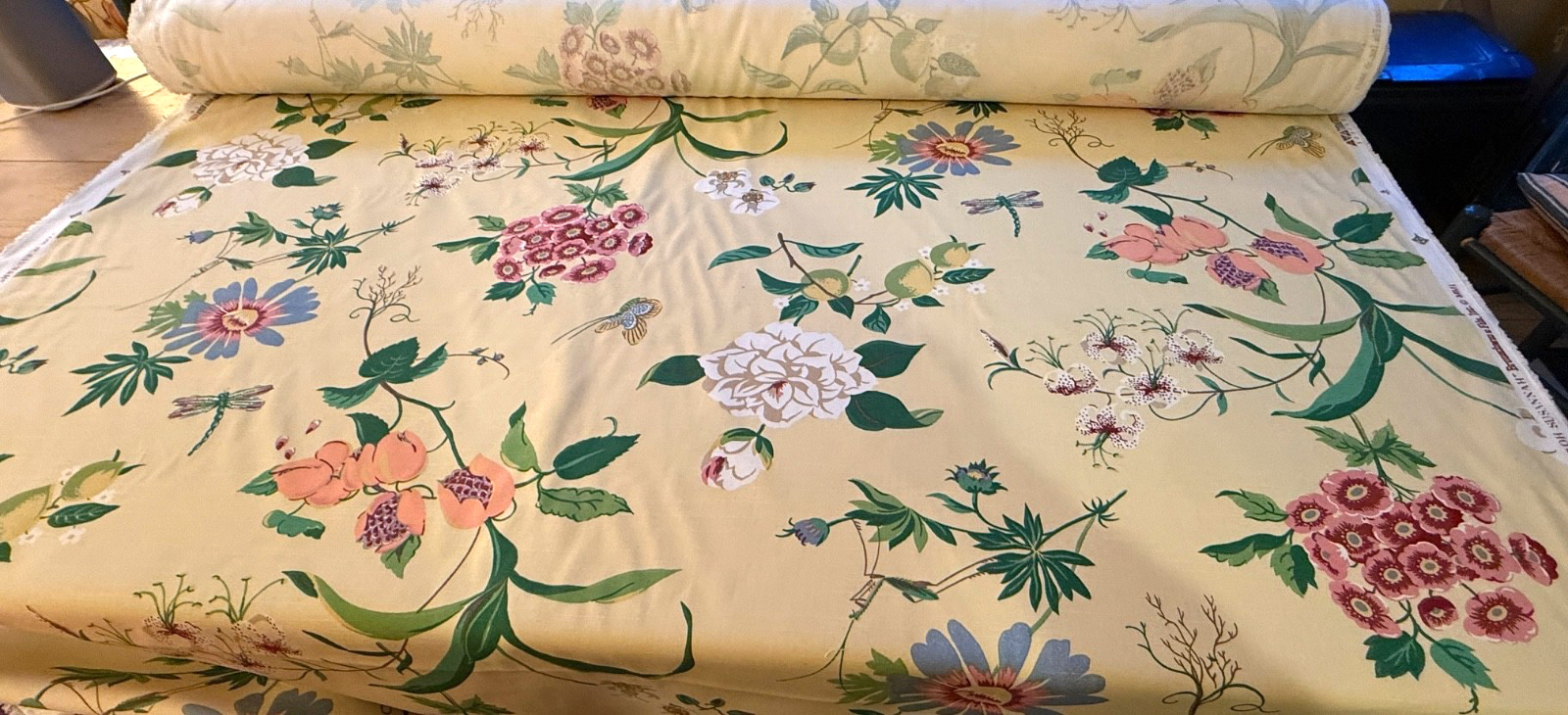 Brunschwig & Fils Hi End Decorator Cotton Floral Yardage “Oh Susannah”  ZZ856