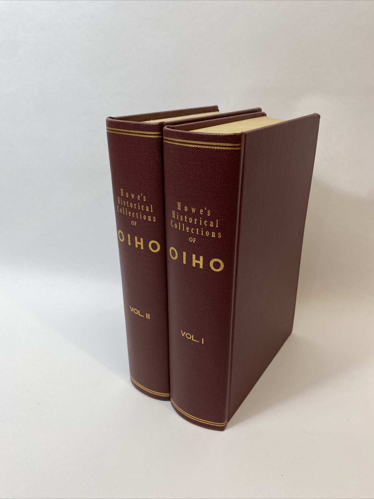 RARE Misprint Vintage Howe's Historical Collections Of Ohio Volume 1 &2, 1888